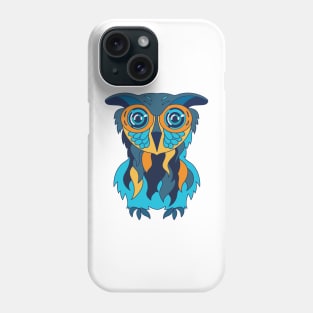 Funny Feathery baby owl Phone Case