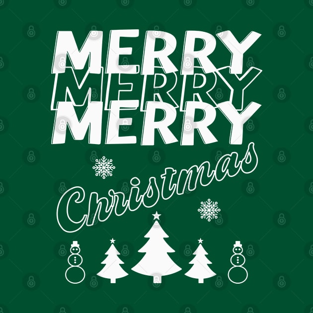 Merry Merry Merry Christmas by Blended Designs