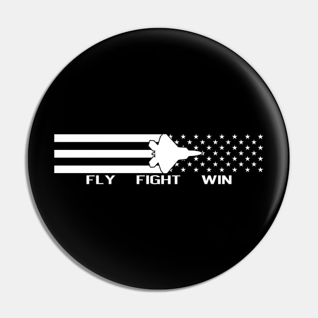 Fly Fight Win Pin by Jared S Davies