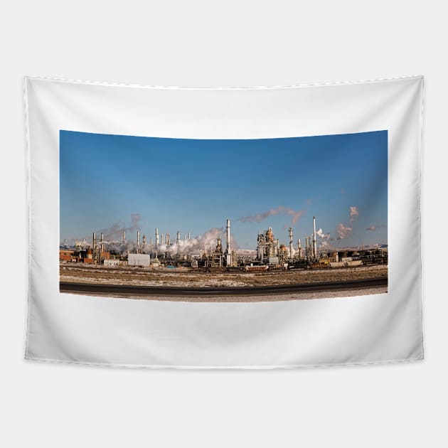 Sinclair Oil Refinery, USA (C023/0797) Tapestry by SciencePhoto