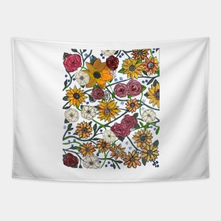 Flower garden Tapestry