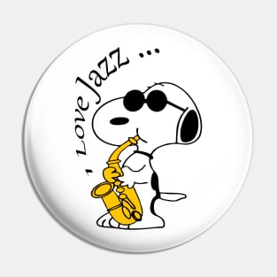 I Love Jazz Pin