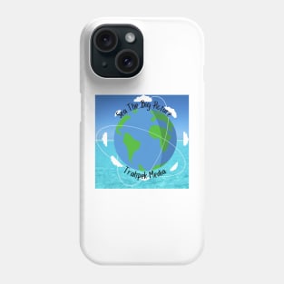 Sea the big picture, Trahpek media with the earth and the ocean Phone Case