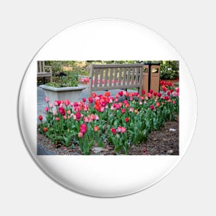 Sit With The Tulips Pin