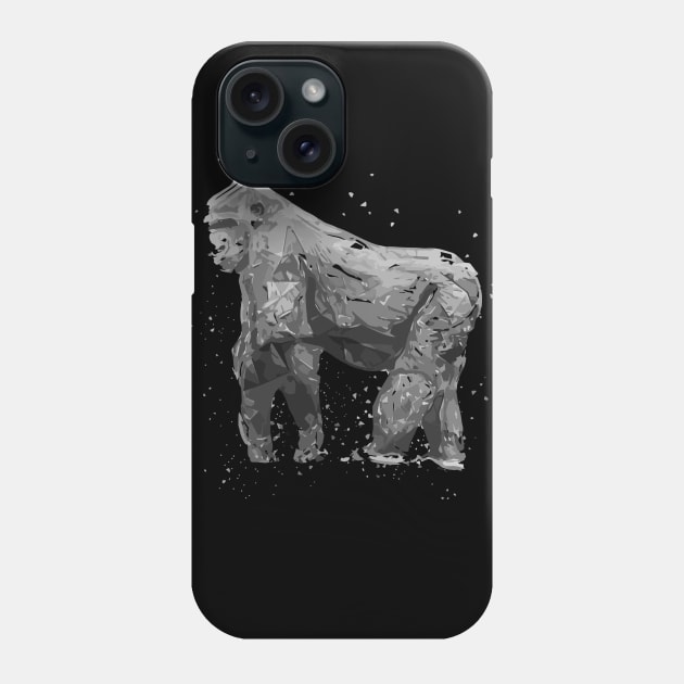 Gorilla - Silverback King of the Jungle Phone Case by Shirtbubble