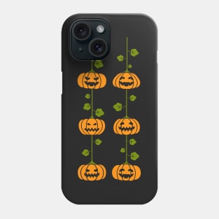 Hanging Halloween pumpkins Phone Case