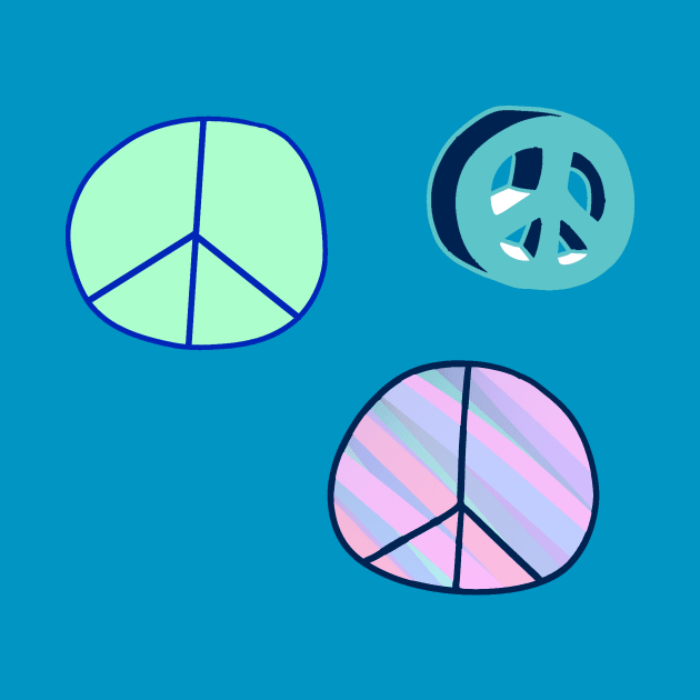 Three Peace Signs by saradaboru