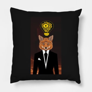 Smart Mr Fox Pillow