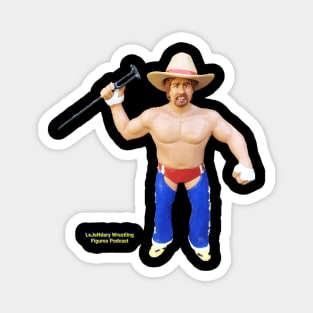 LeJeNdary Wrestling Figures Podcast Blue Chaps Magnet