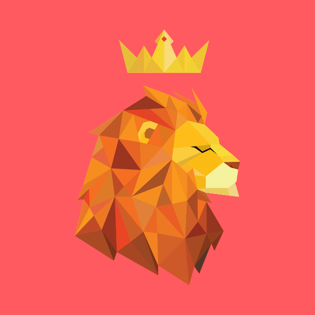 Geometric Lion by natexopher