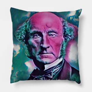 John Stuart Mill Portrait | John Stuart Mill Artwork 4 Pillow