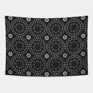 Black and white seamless pattern Tapestry