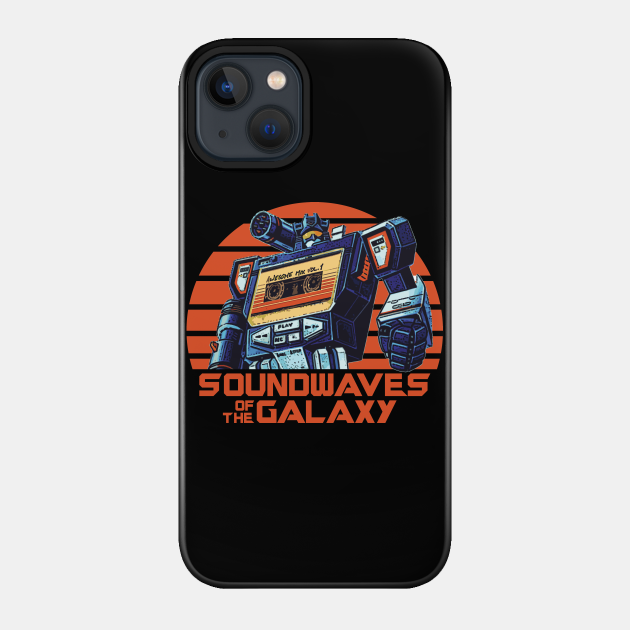 Soundwaves of the Galaxy - Transformers - Phone Case
