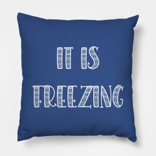 It Is Freezing Pillow