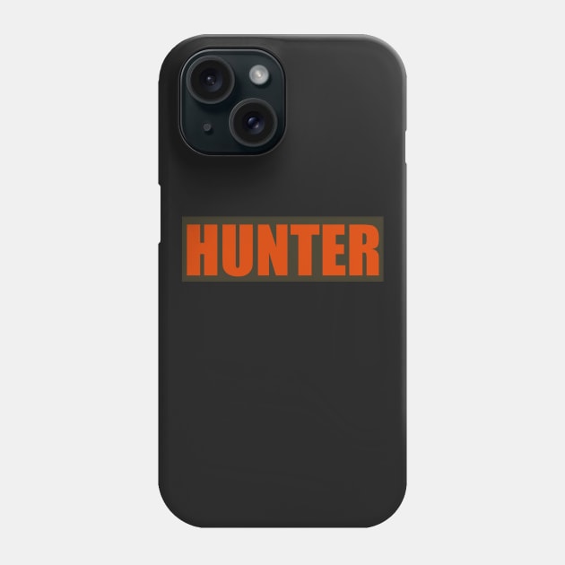 HUNTER Vest Patch Phone Case by J. Rufus T-Shirtery