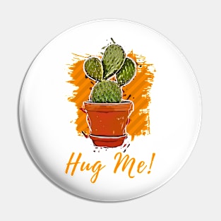 Hug Me Prickly Cactus Pin