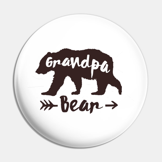 Grandpa Bear Vintage Pin by Kyandii