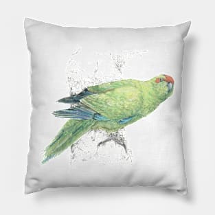 Mr Kakariki , New Zealand native bird Pillow