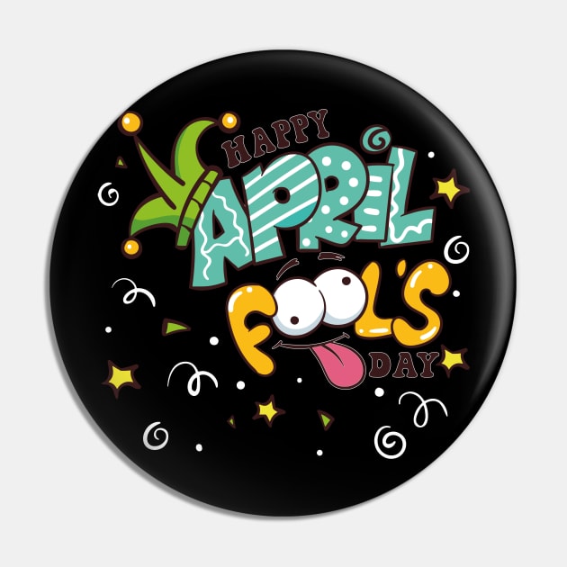 Spreading Smiles & Pranks: The Happy April Fools' Day Tee Pin by chems eddine