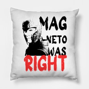 Magneto was right, was right,x men Pillow