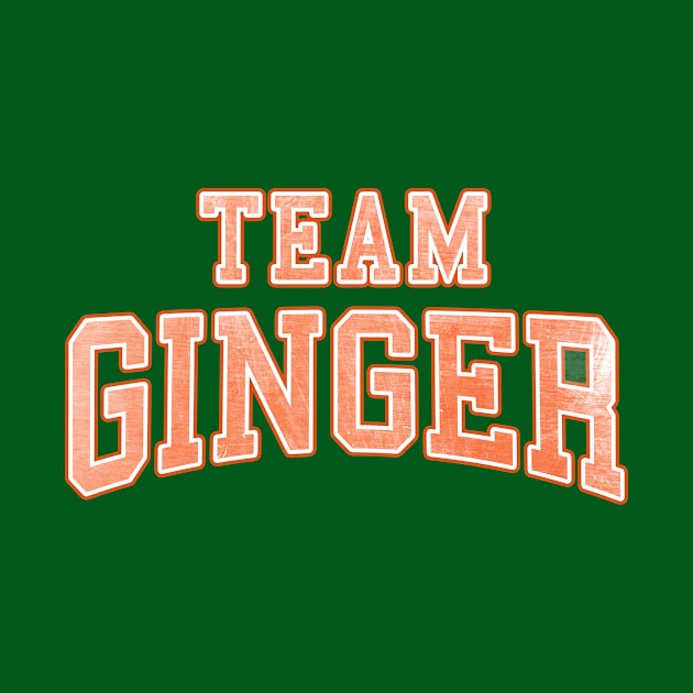 TEAM GINGER DISTRESSED by Scarebaby