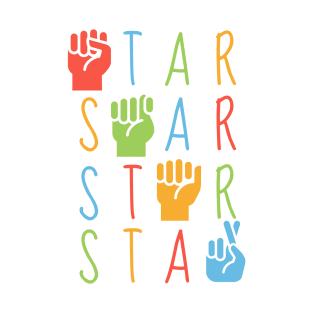 ASL Star- American Sign Language T-Shirt