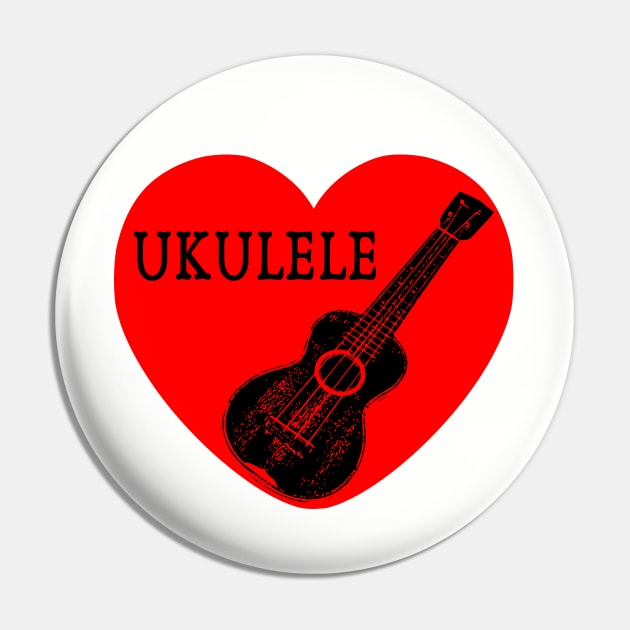 Ukulele Love Pin by Braznyc