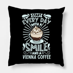 Smile with Vienna Coffee Pillow