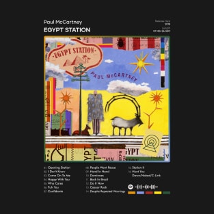 Paul McCartney - Egypt Station Tracklist Album T-Shirt