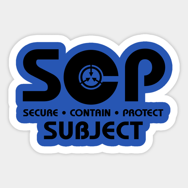 SCP Foundation Sticker