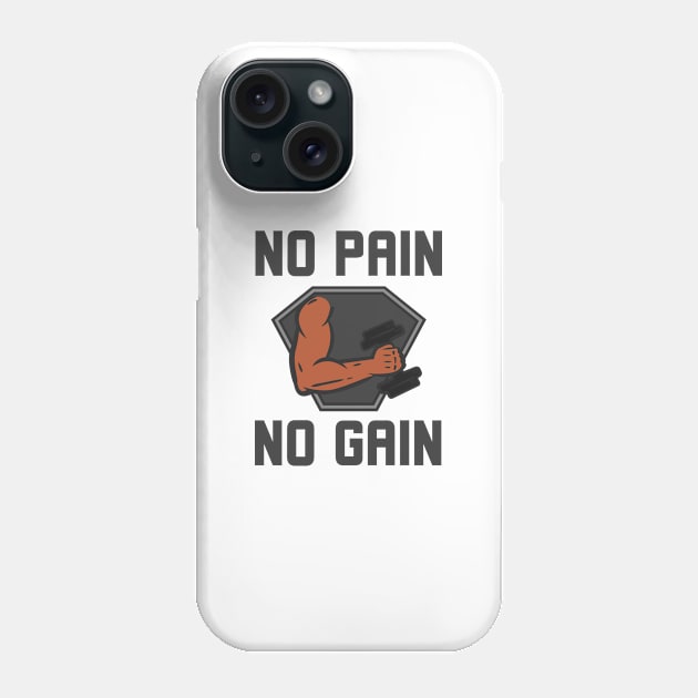 No Pain No Gain Phone Case by Jitesh Kundra