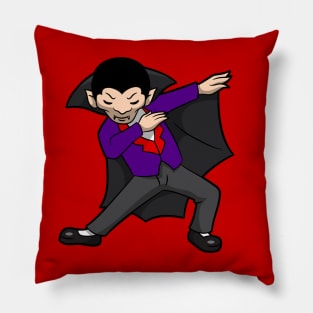 halloween dabbing dracula vampire Pillow