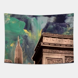 New York City Skyline Art Tapestry