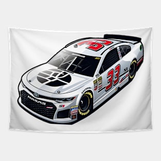 cool white nascar car, greatest grand prix champion Tapestry