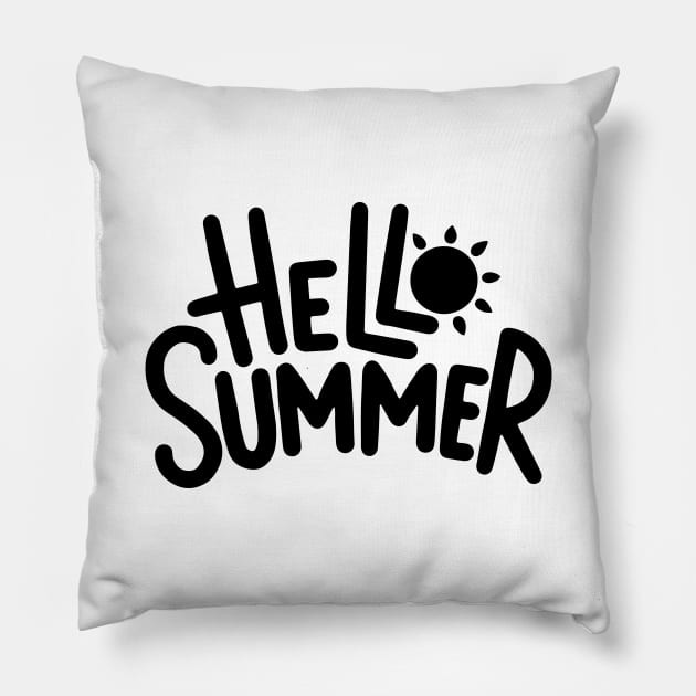 Hello summer Pillow by Dosunets