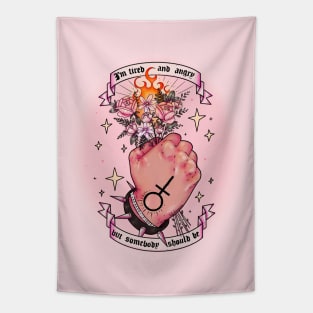 Nightmare [pink] Tapestry