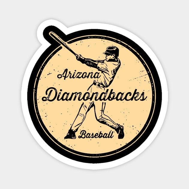 Vintage Diamondbacks Magnet by Throwzack