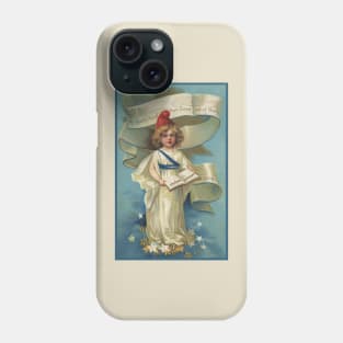 My Country 'Tis Of Thee Antique Patriotic Postcard Phone Case