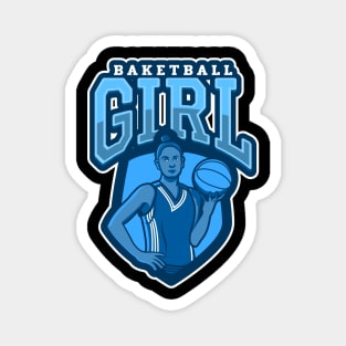 Basketball Girl Magnet