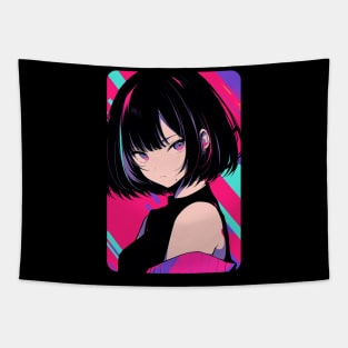 Face Anime Girl Tapestry