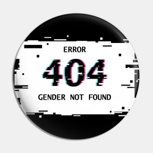 Error 404 gender not found Pin