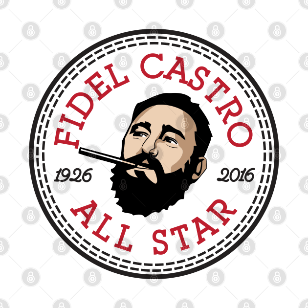 Fidel Castro All Star Converse Logo by duniakubaby