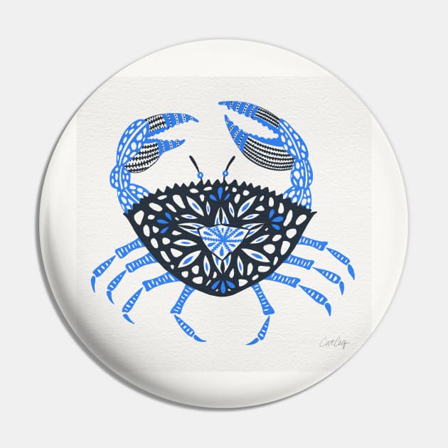 Blue Crab Pin by CatCoq