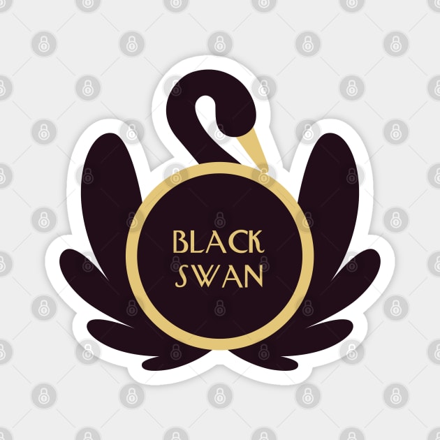 Black swan Magnet by Oricca