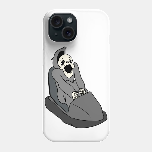 Spoopy Man has fun time on Bumper cars Phone Case by AnthonyPanics