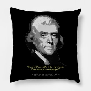 Thomas Jefferson Quote Pillow