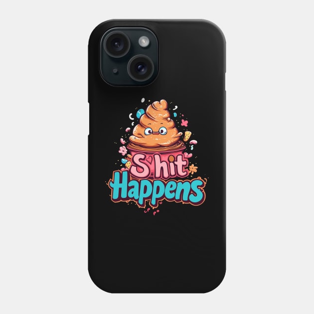 shit happens Phone Case by boxermaniac