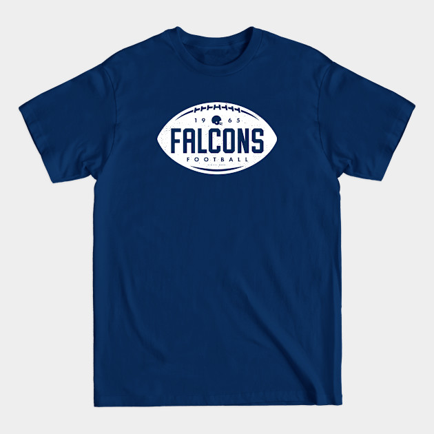 Disover Vintage Football Shape - Atlanta Falcons (White Falcons Wordmark) - Atlanta Falcons - T-Shirt