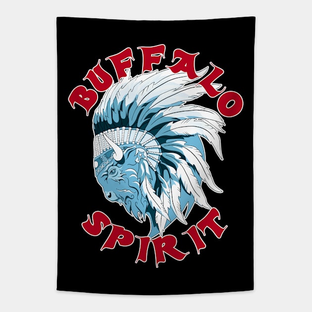 Buffalo Spirit Tapestry by TMBTM