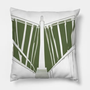 Abstract Bridge Architecture Design No. 750 Pillow